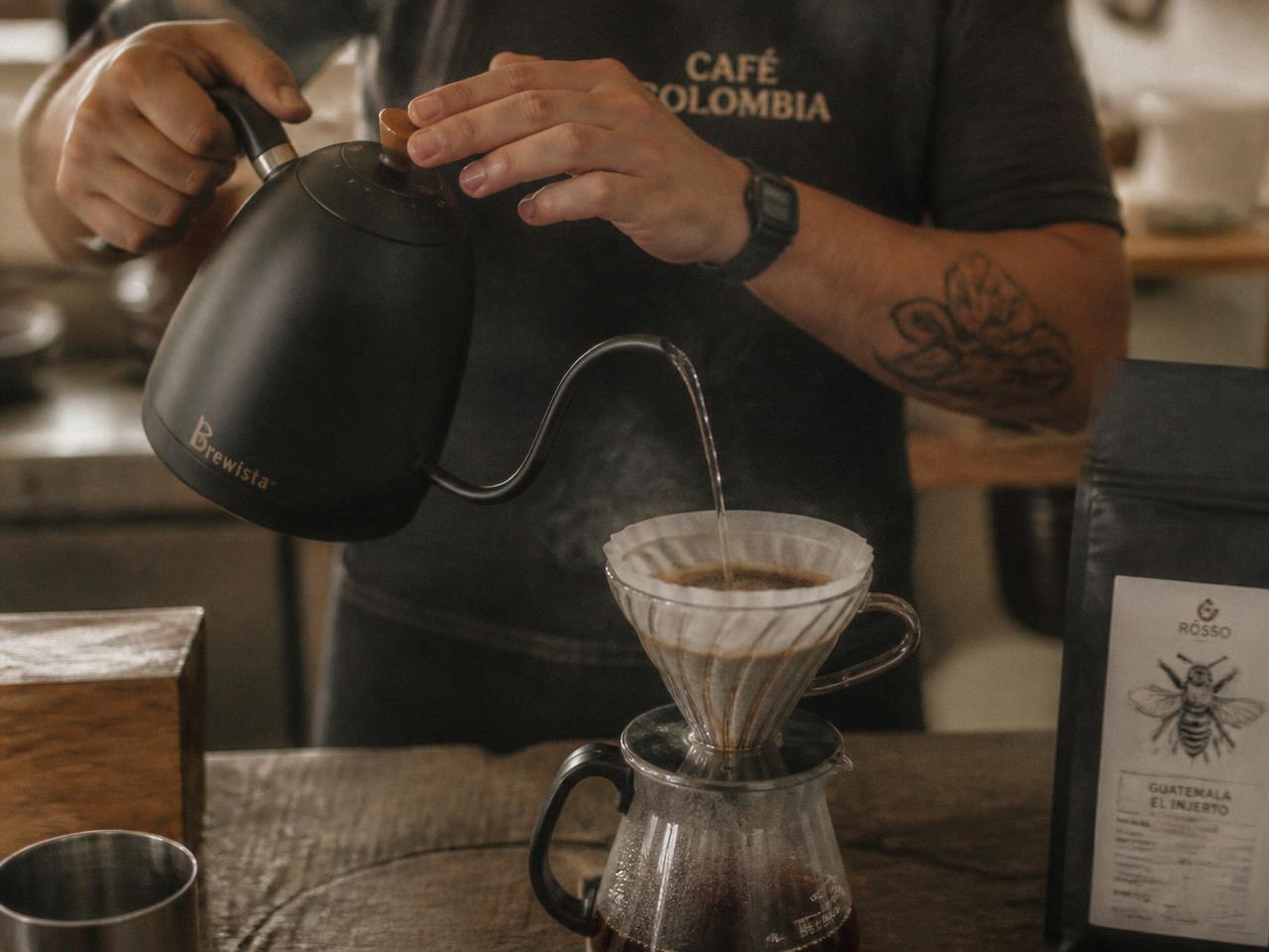 Taller de métodos de preparación de café en Trivana